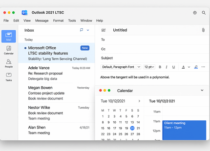 Microsoft Outlook 2021 for Mac LTSC