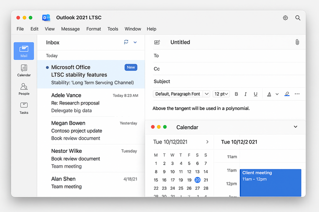 Microsoft Outlook 2021 for Mac LTSC