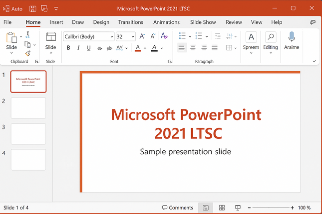 Microsoft PowerPoint 2021 LTSC