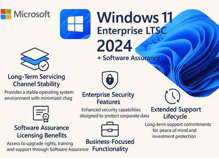 Microsoft Windows 11 Enterprise LTSC 2024 + Software Assurance