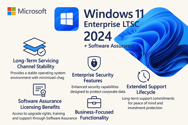 Microsoft Windows 11 Enterprise LTSC 2024 + Software Assurance